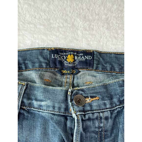 Lucky Brand Jeans 221 Original Men Size 36x30 Button Fly Cotton Denim y2k - Picture 2 of 9